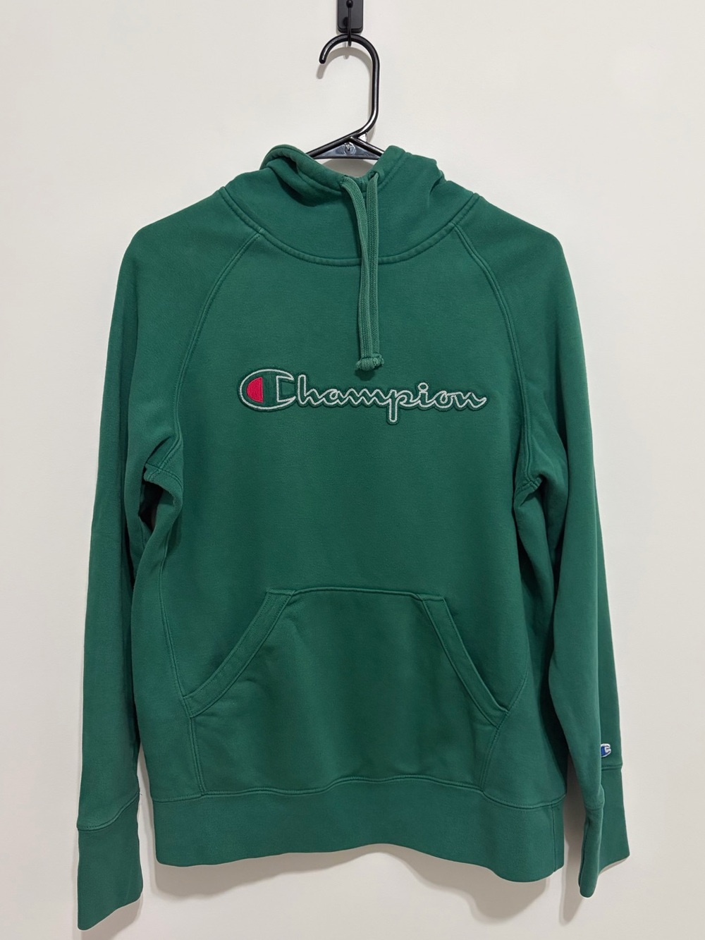 Champion Forest Green Hooded Sweatshirt